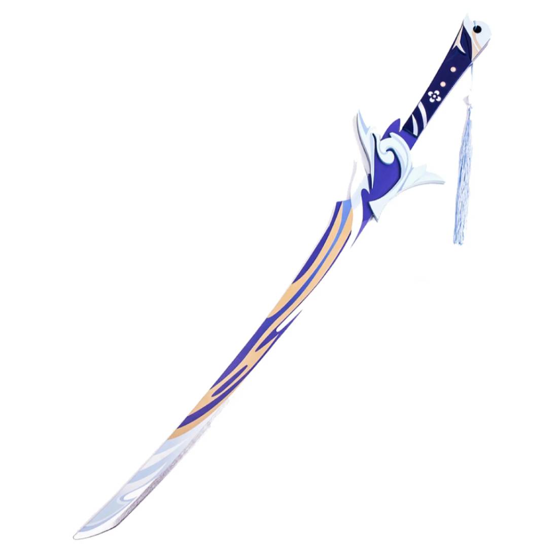 Genshin Impact Kamisato Ayato Haran Geppaku Futsu Katana Sword - Blue/Purple - اكسسوارات - Store 974 | ستور ٩٧٤