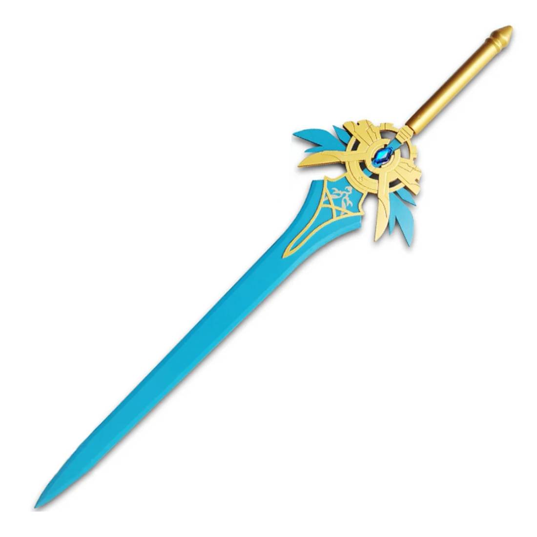 Genshin Impact Skyward Blade Katana Sword - Blue/Gold - اكسسوارات - Store 974 | ستور ٩٧٤