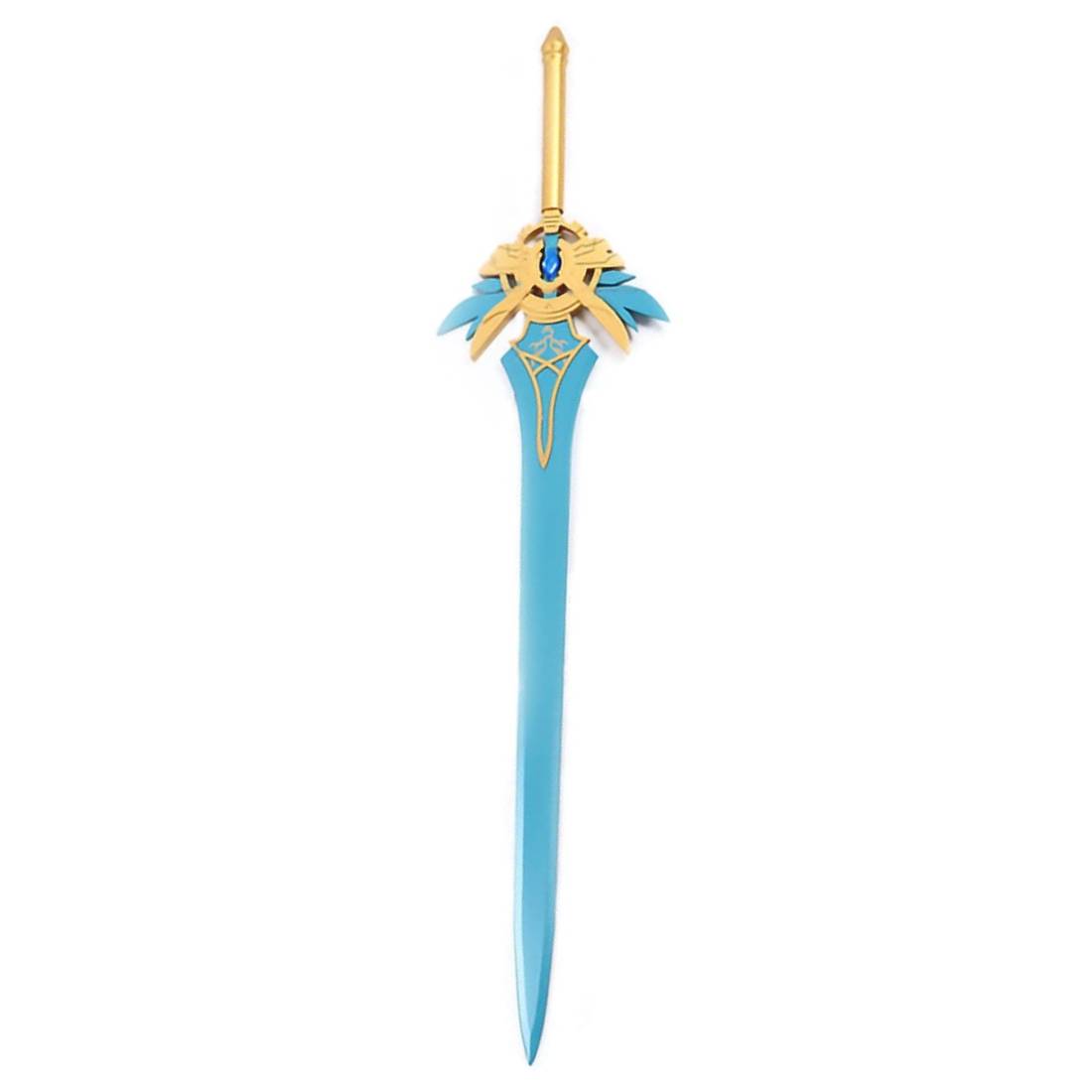 Genshin Impact Skyward Blade Katana Sword - Blue/Gold - اكسسوارات - Store 974 | ستور ٩٧٤