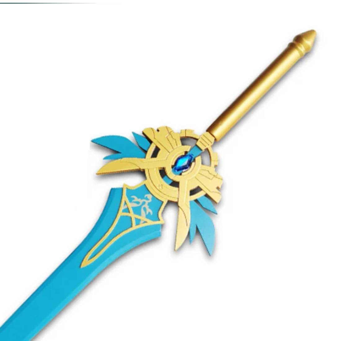 Genshin Impact Skyward Blade Katana Sword - Blue/Gold - اكسسوارات - Store 974 | ستور ٩٧٤