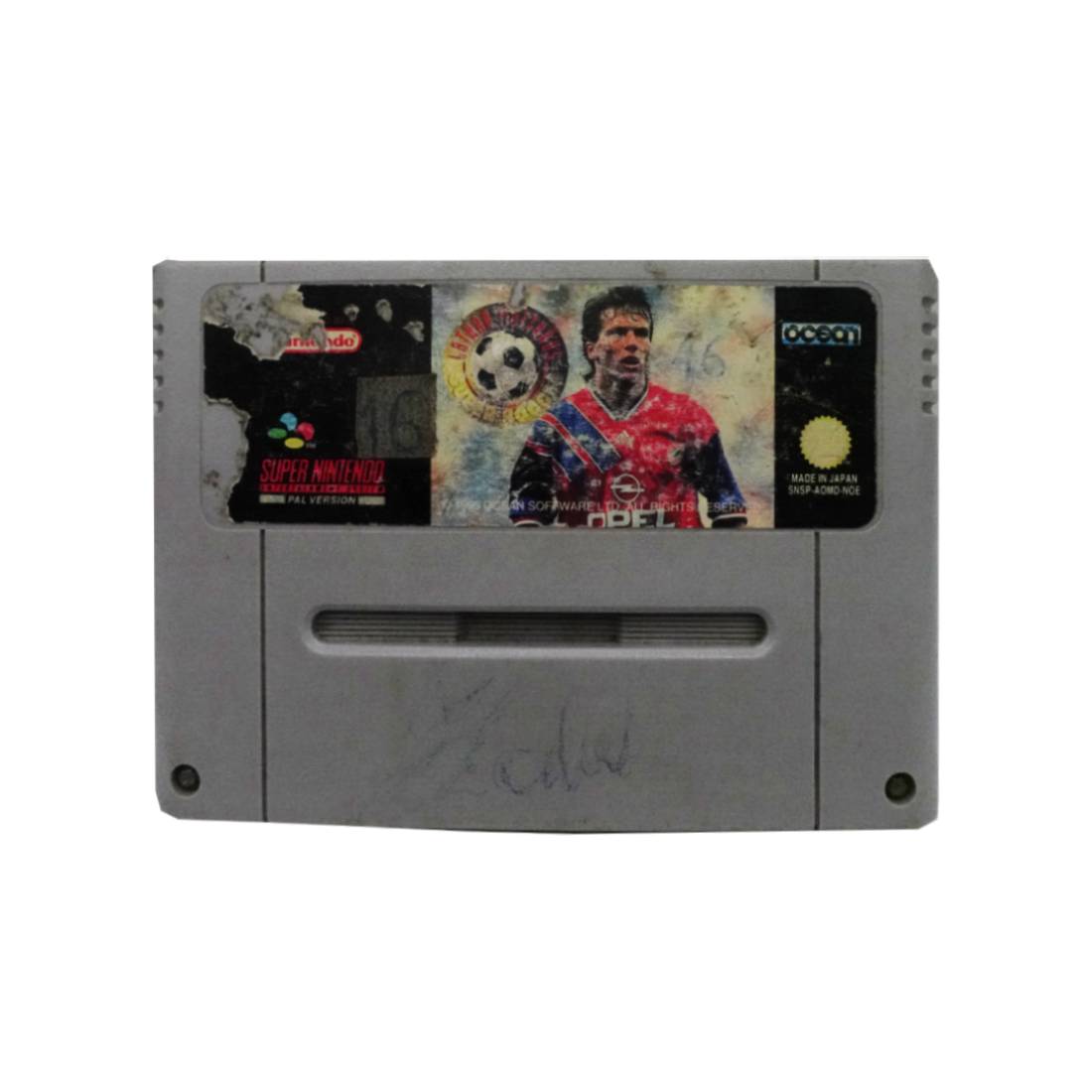 (Pre - Owned) Lothar Matthaus Super Soccer - Super Nintendo Entertainment System - ريترو - Store 974 | ستور ٩٧٤