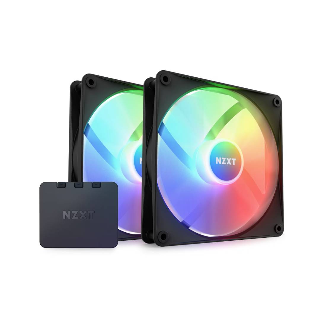NZXT F140 Core RGB Twin Pack Fans - Black - مروحة - Store974 Electronics WLL | ستور٩٧٤ للالكترونيات ذ.م.م