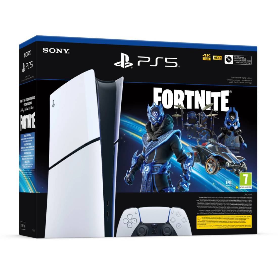 Sony PlayStation 5 Digital Edition Fortnite Bundle - جهاز ألعاب - Store 974 | ستور ٩٧٤