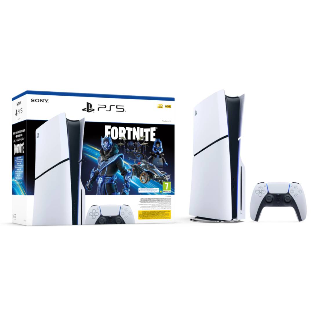 Sony PlayStation 5 Disc Edition Fortnite Bundle - جهاز ألعاب - Store 974 | ستور ٩٧٤