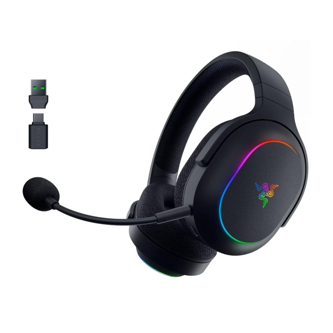 Razer Barracuda X CHROMA Wireless Gaming Headset - Black - Smauة Razer Barracuda X CHROMA Wireless Gaming Headset - Black - Smauة