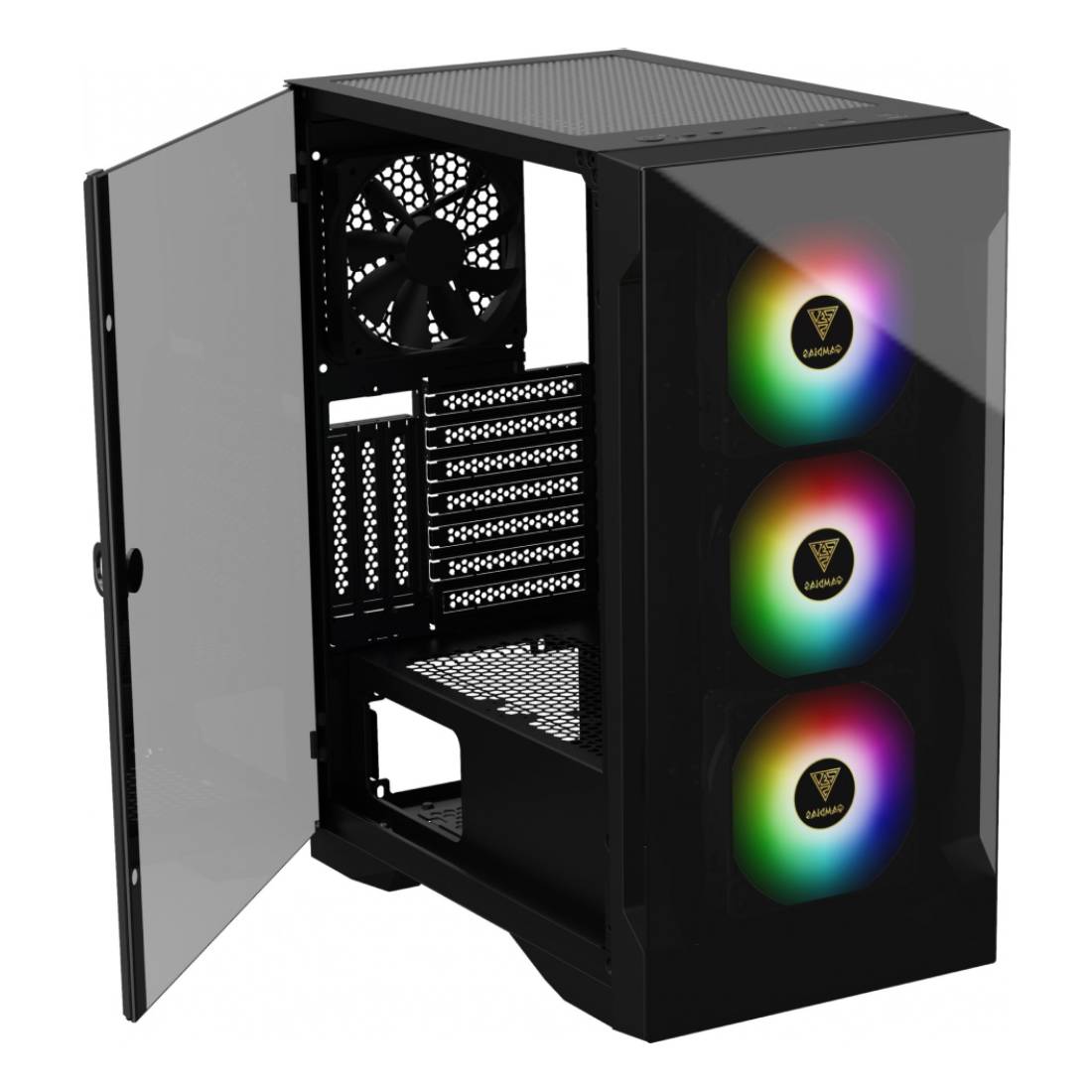 Gamdias Talos E2 Elite Mid - Tower Tempered Glass ATX Case - Black - صندوق - Store 974 | ستور ٩٧٤