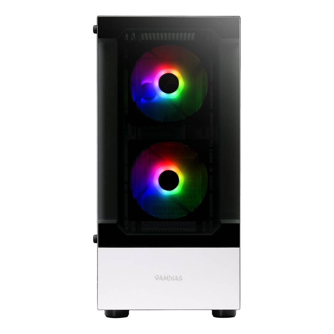 Gamdias Talos E3 WH Mid-Tower Tempered Glass ATX Case - White - صندوق Gamdias Talos E3 WH Mid-Tower Tempered Glass ATX Case - White - صندوق