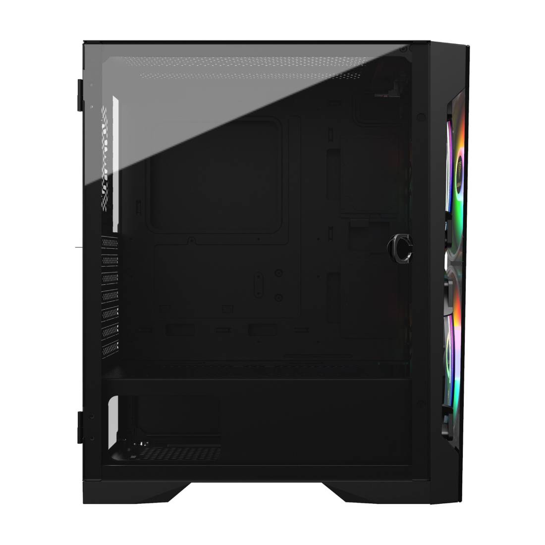 Gamdias Apollo E2 Elite Mid-Tower Tempered Glass ATX Case - Black - صندوق Gamdias Apollo E2 Elite Mid-Tower Tempered Glass ATX Case - Black - صندوق