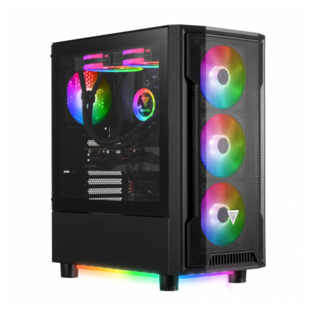 Gamdias Athena M6 Lite Mid - Tower Tempered Glass ATX Case - Black - صندوق - Store 974 | ستور ٩٧٤