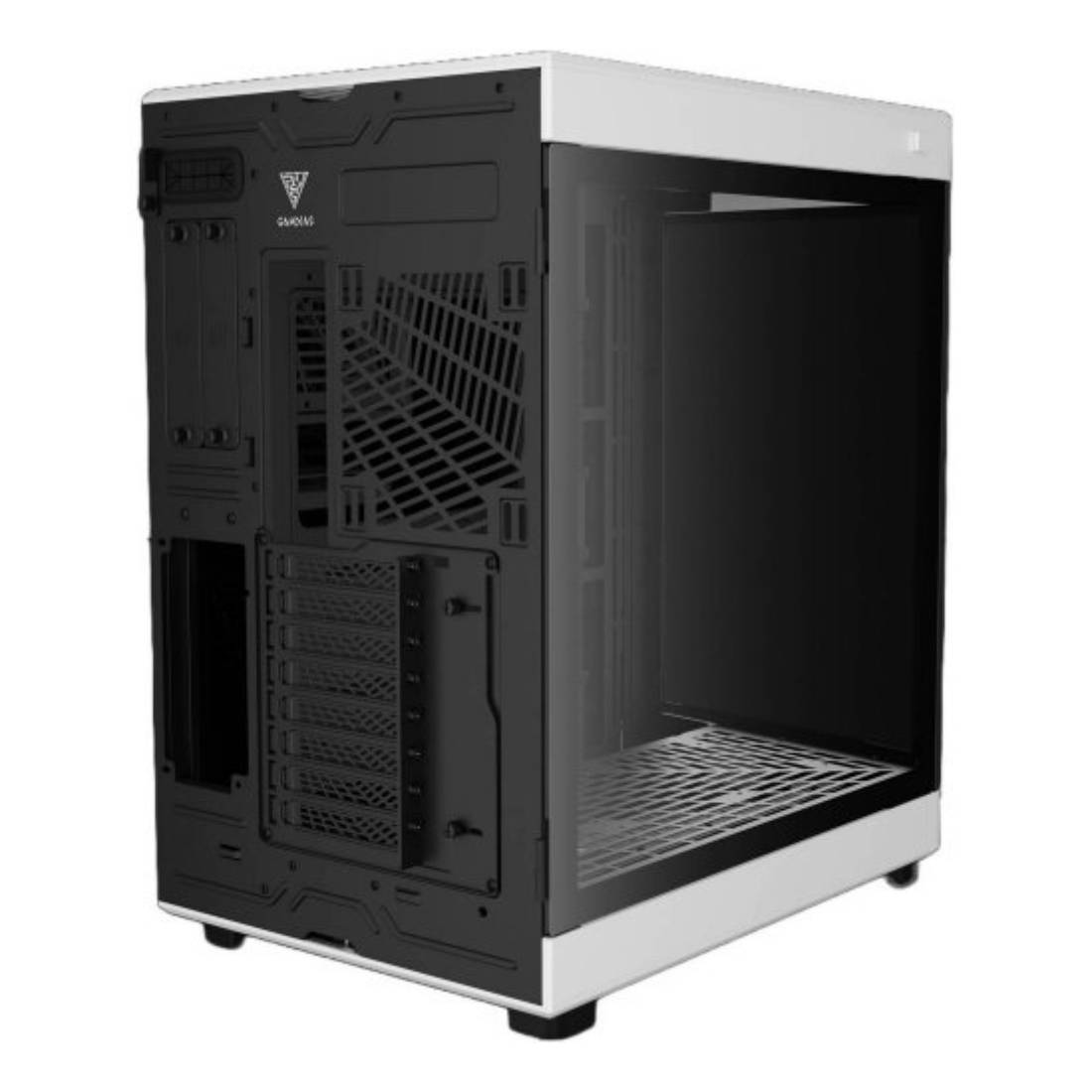 Gamdias Neso P1 Full - Tower Tempered Glass ATX Case - Black/White - صندوق - Store 974 | ستور ٩٧٤