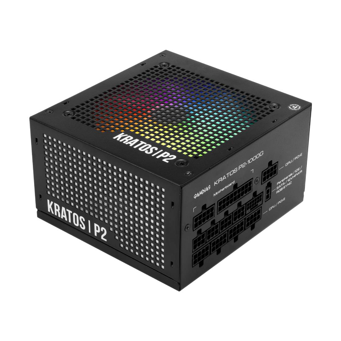 Gamdias Kratos P2 - 1000G ATX 1000W Gen5 Fully Modular Power Supply - Black - مزود الطاقة - Store 974 | ستور ٩٧٤