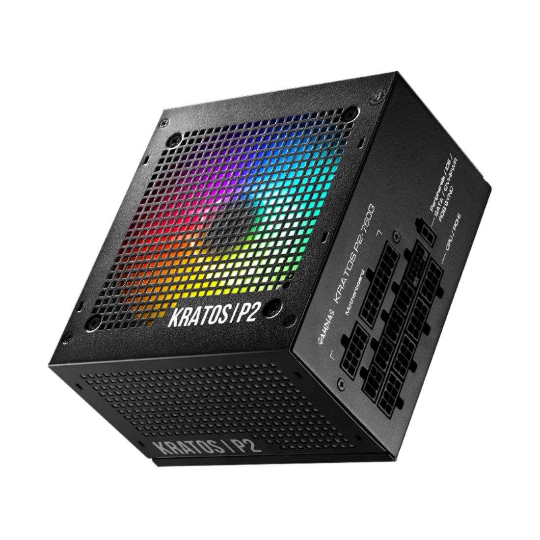 Gamdias Kratos P2 - 750G ATX 750W Gen5 Fully Modular Power Supply - Black - مزود الطاقة - Store 974 | ستور ٩٧٤