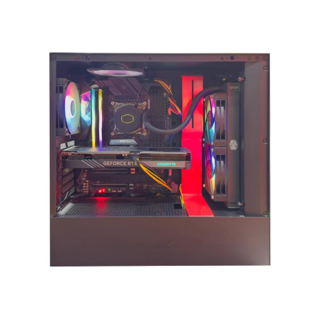 (Pre - Owned) Gaming PC Intel i9 9800x Processor Gigabyte 4060 OC 8GB Graphic Card NZXT 510 Case - كمبيوتر مستعمل - Store 974 | ستور ٩٧٤