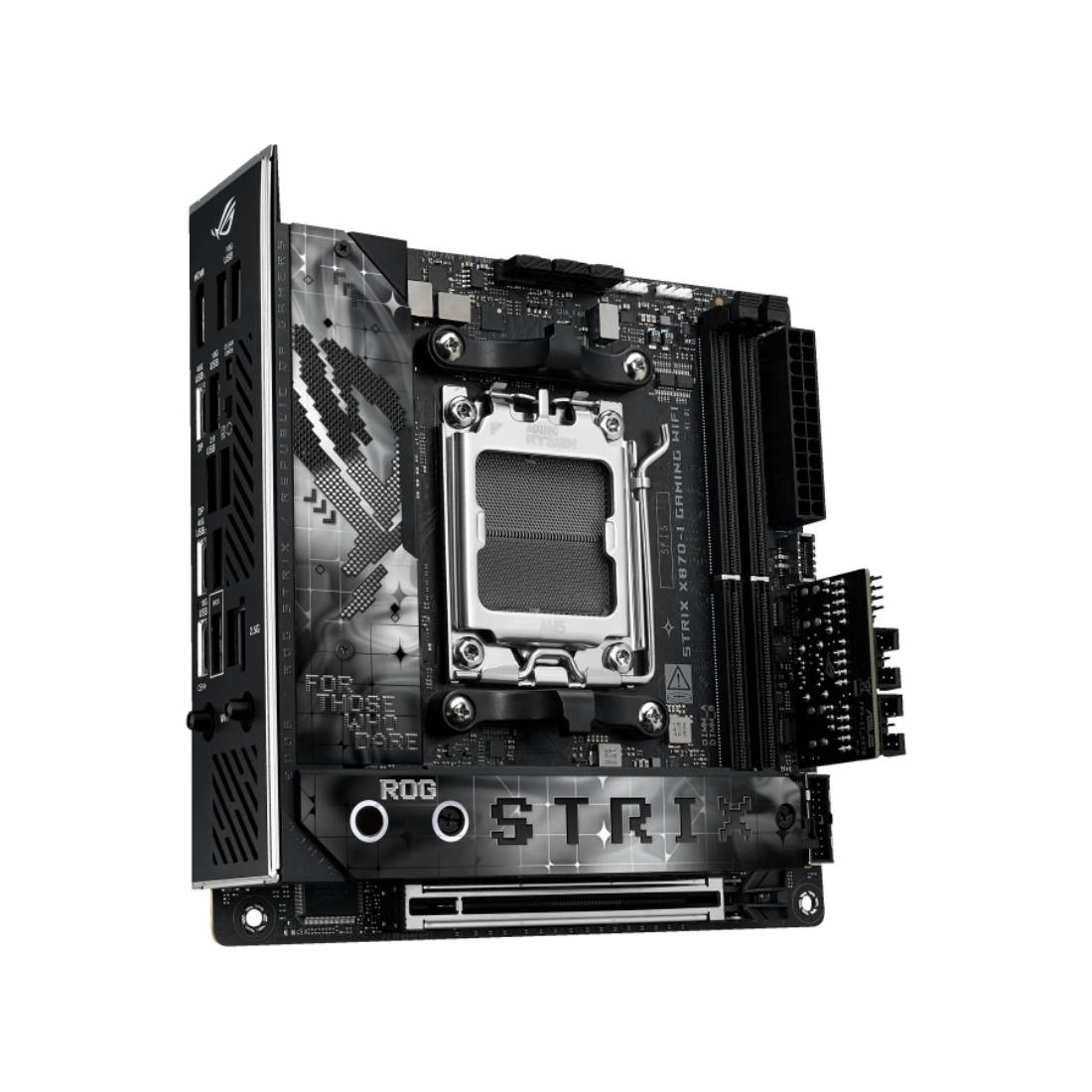 ASUS ROG STRIX X870-I WiFi AM5 DDR5 Gaming Motherboard- اللوحة الأم ASUS ROG STRIX X870-I WiFi AM5 DDR5 Gaming Motherboard- اللوحة الأم