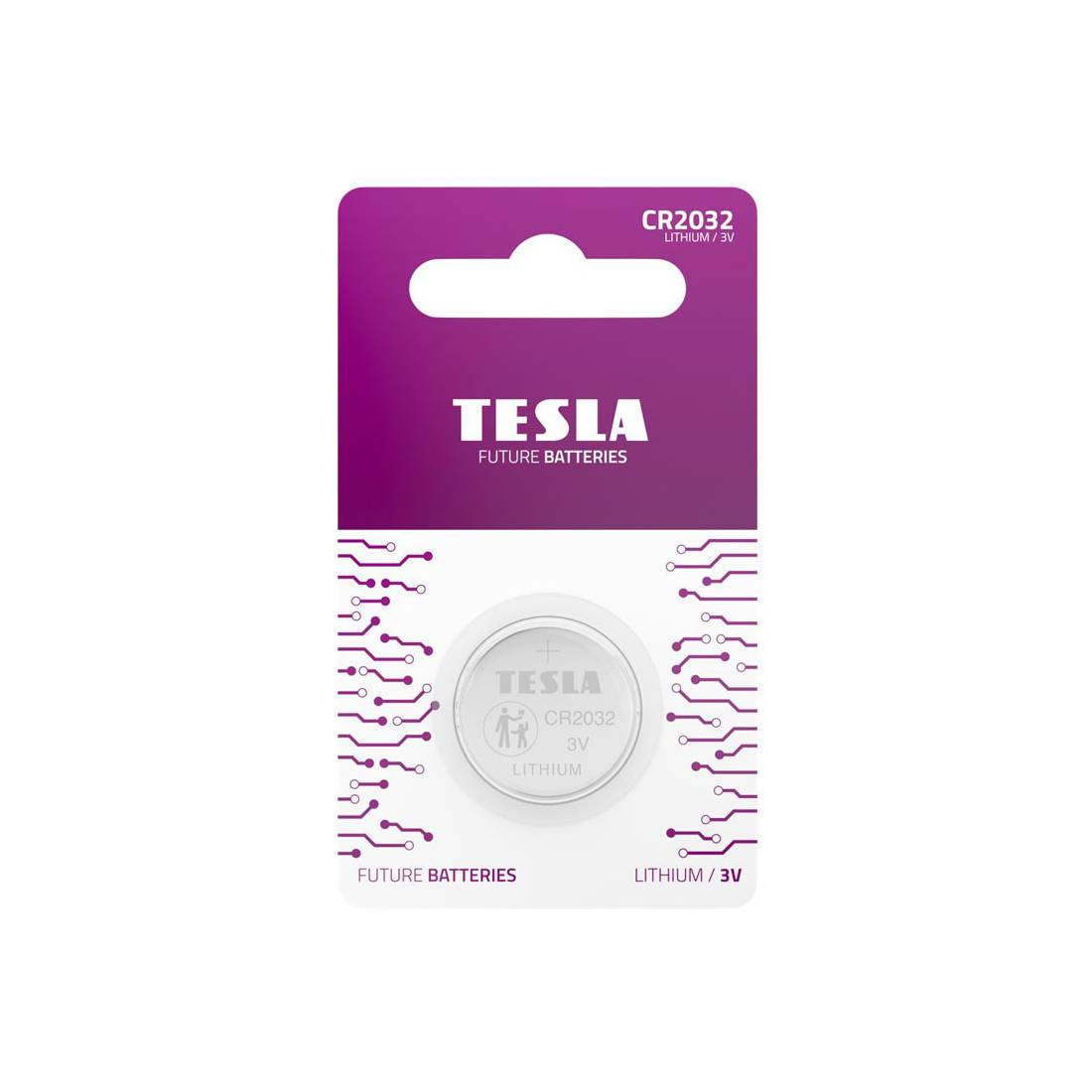 Tesla Battery CR 2032 Lithium 3v - 1 Piece - بطارية - Store 974 | ستور ٩٧٤