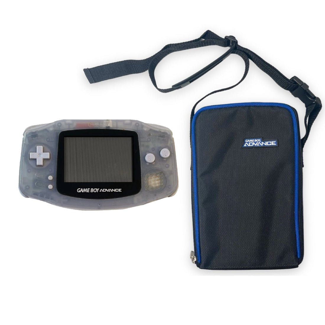 (Pre - Owned) Gameboy Advance Console With Carry Case - Transparent - جهاز ألعاب مستعمل - Store 974 | ستور ٩٧٤