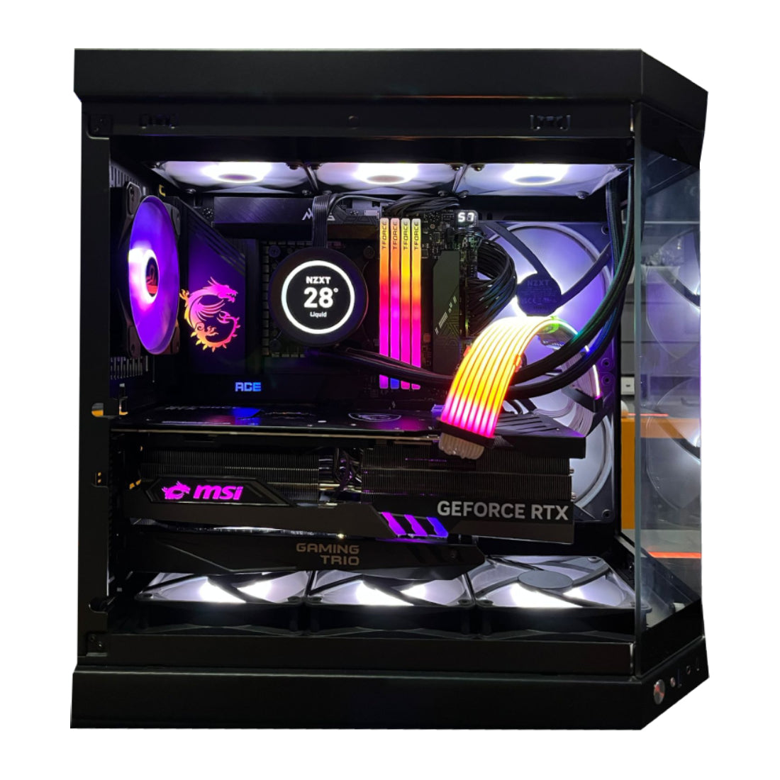 (Pre-Owned) Gaming PC i9 14900 Processor MSI Gaming GeForce RTX 4090 Graphic Card Xigmatek Cubi E-ATX Case - كمبيوتر مستعمل