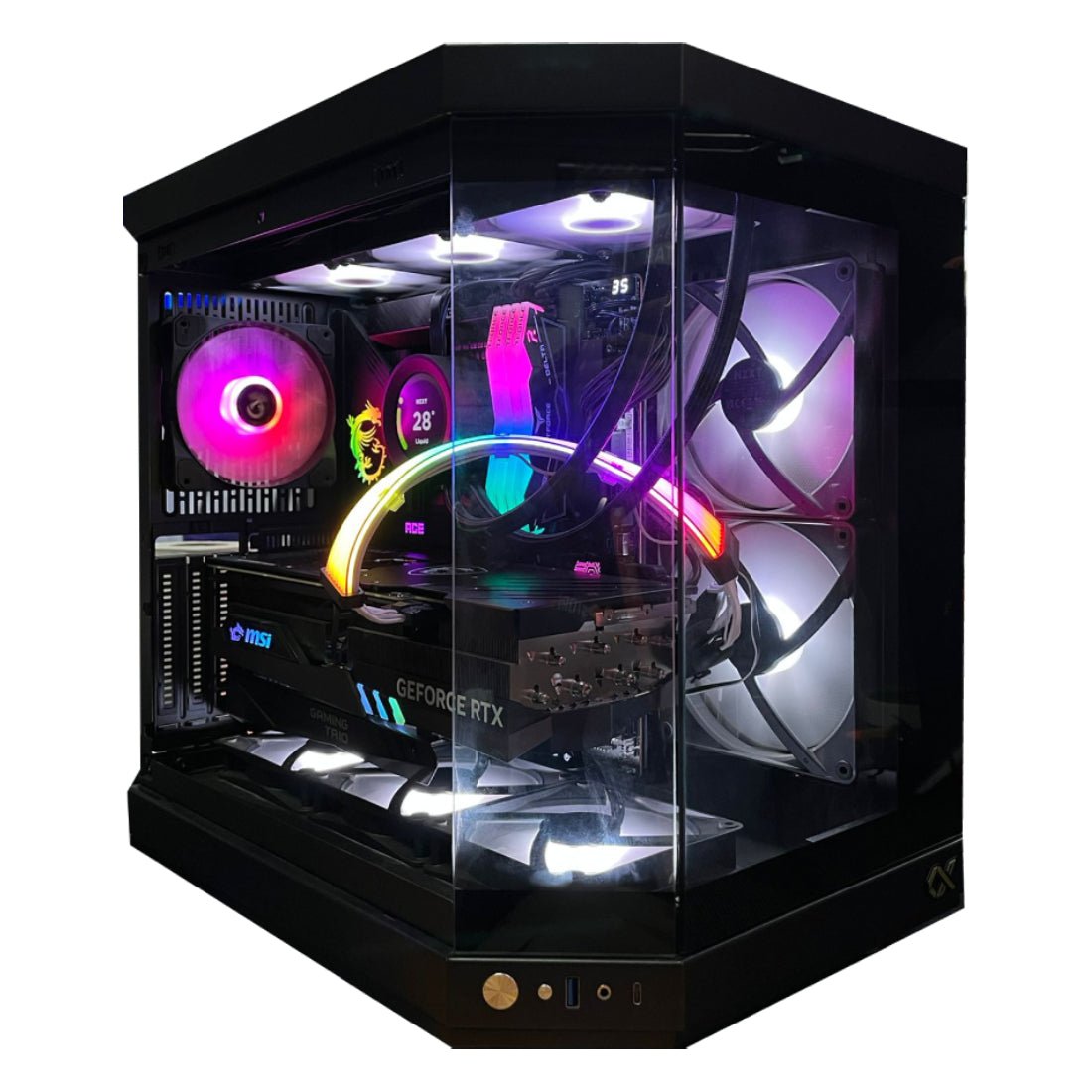 (Pre - Owned) Gaming PC i9 14900 Processor MSI Gaming GeForce RTX 4090 Graphic Card Xigmatek Cubi E - ATX Case - كمبيوتر مستعمل - Store 974 | ستور ٩٧٤