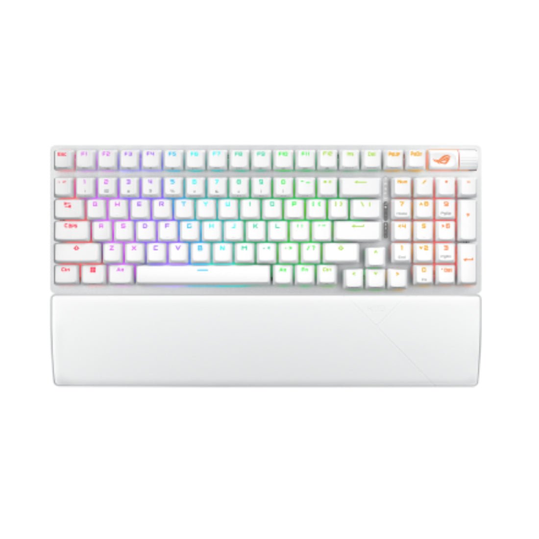 Asus ROG Strix Scope II RX 96% Wireless Gaming Keyboard - White - ﻟﻮﺣﺔ ﻣﻔﺎﺗﻴﺢ - Store 974 | ستور ٩٧٤