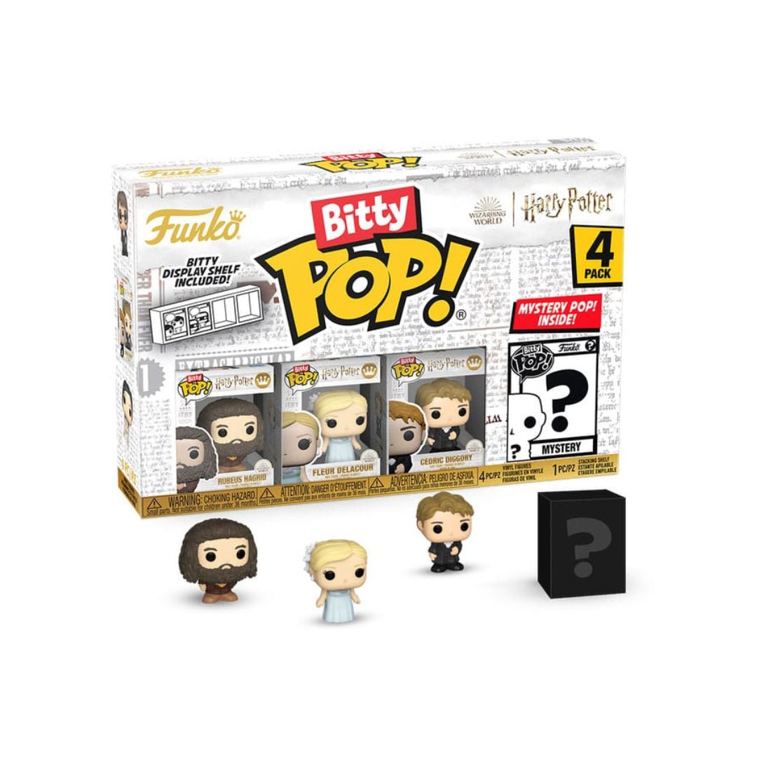 Funko bitty pop! أفلام: هاري بوتر كأس النار - هاجريد 4pk - دسم Funko bitty pop! أفلام: هاري بوتر كأس النار - هاجريد 4pk - دسم