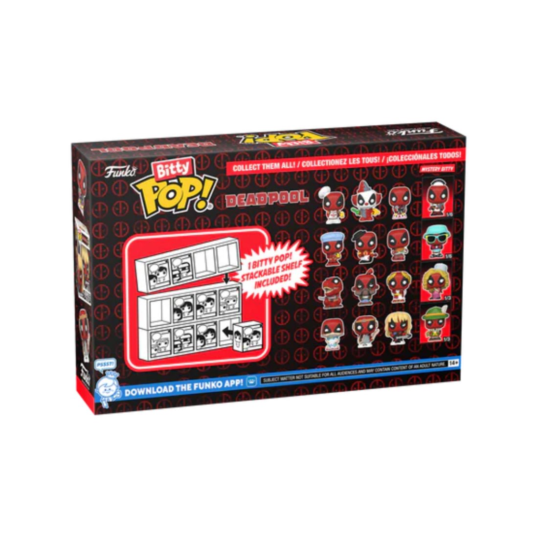 Funko Bitty Pop! Marvel: Deadpool - Bathtime 4PK - دمية Funko Bitty Pop! Marvel: Deadpool - Bathtime 4PK - دمية
