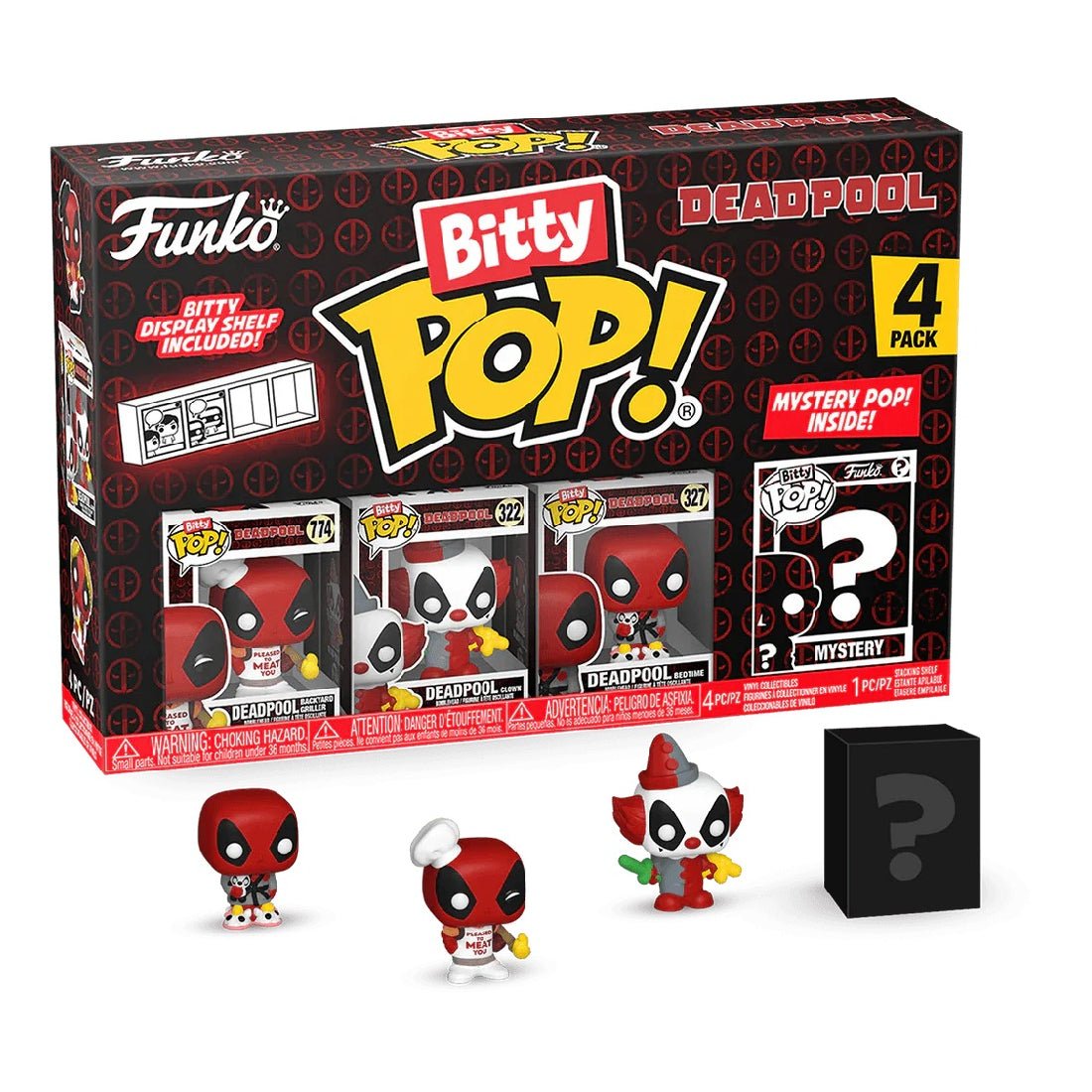 Funko Bitty Pop! Marvel: Deadpool - BBQ Master 4PK - دمية Funko Bitty Pop! Marvel: Deadpool - BBQ Master 4PK - دمية