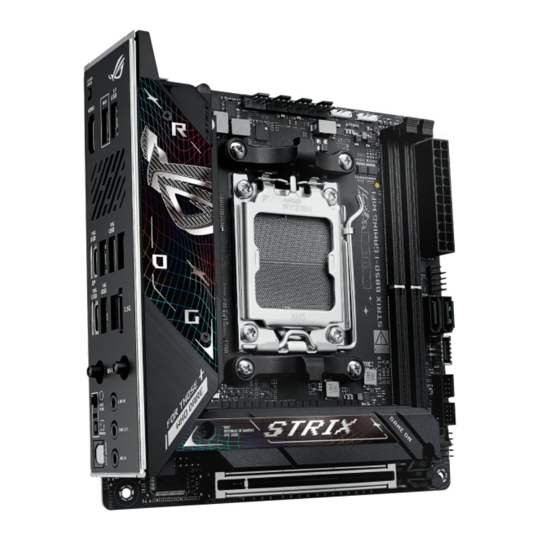 Asus ROG STRIX B850 - I Gaming Wifi DDR5 AMD Mini - ITX Motherboard - اللوحة الأم - Store 974 | ستور ٩٧٤