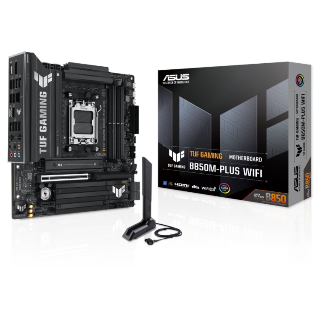 Asus TUF Gaming B850M - Plus Gaming Wifi DDR5 AMD Micro - ATX Motherboard - اللوحة الأم - Store 974 | ستور ٩٧٤