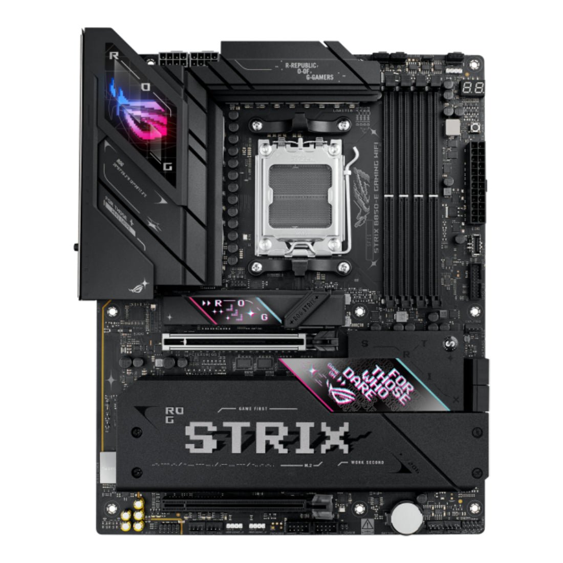 Asus ROG Strix B850 - E Gaming Wifi DDR5 AMD ATX Motherboard - اللوحة الأم - Store 974 | ستور ٩٧٤