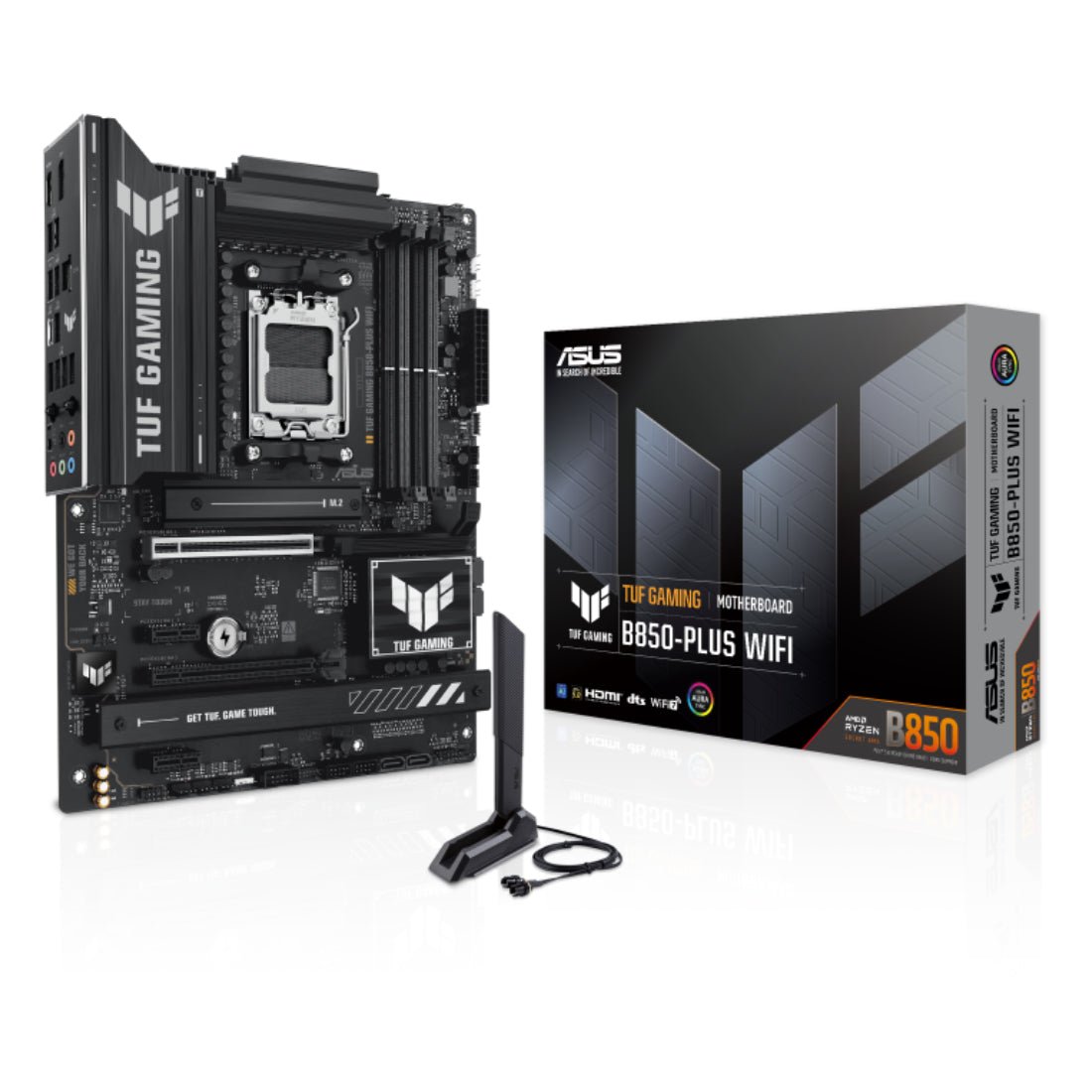 Asus TUF Gaming B850-Plus Wifi DDR5 AMD ATX Motherboard - اللوحة الأم Asus TUF Gaming B850-Plus Wifi DDR5 AMD ATX Motherboard - اللوحة الأم