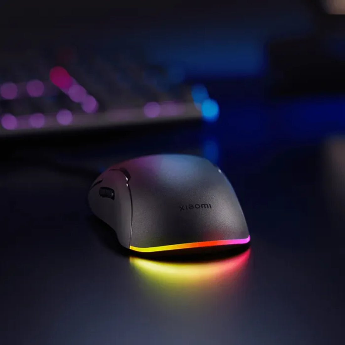 Xiaomi Mi RGB Wired Lite Mouse - Black - فأrة Xiaomi Mi RGB Wired Lite Mouse - Black - فأrة