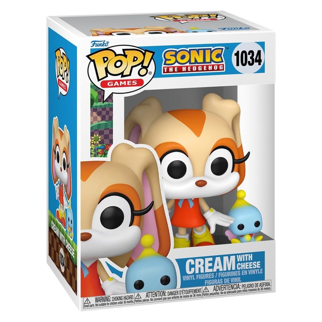 Funko Pop & Buddy! الألعاب: سونيك - كريم ث/الجبن #1034 - دسم Funko Pop & Buddy! الألعاب: سونيك - كريم ث/الجبن #1034 - دسم