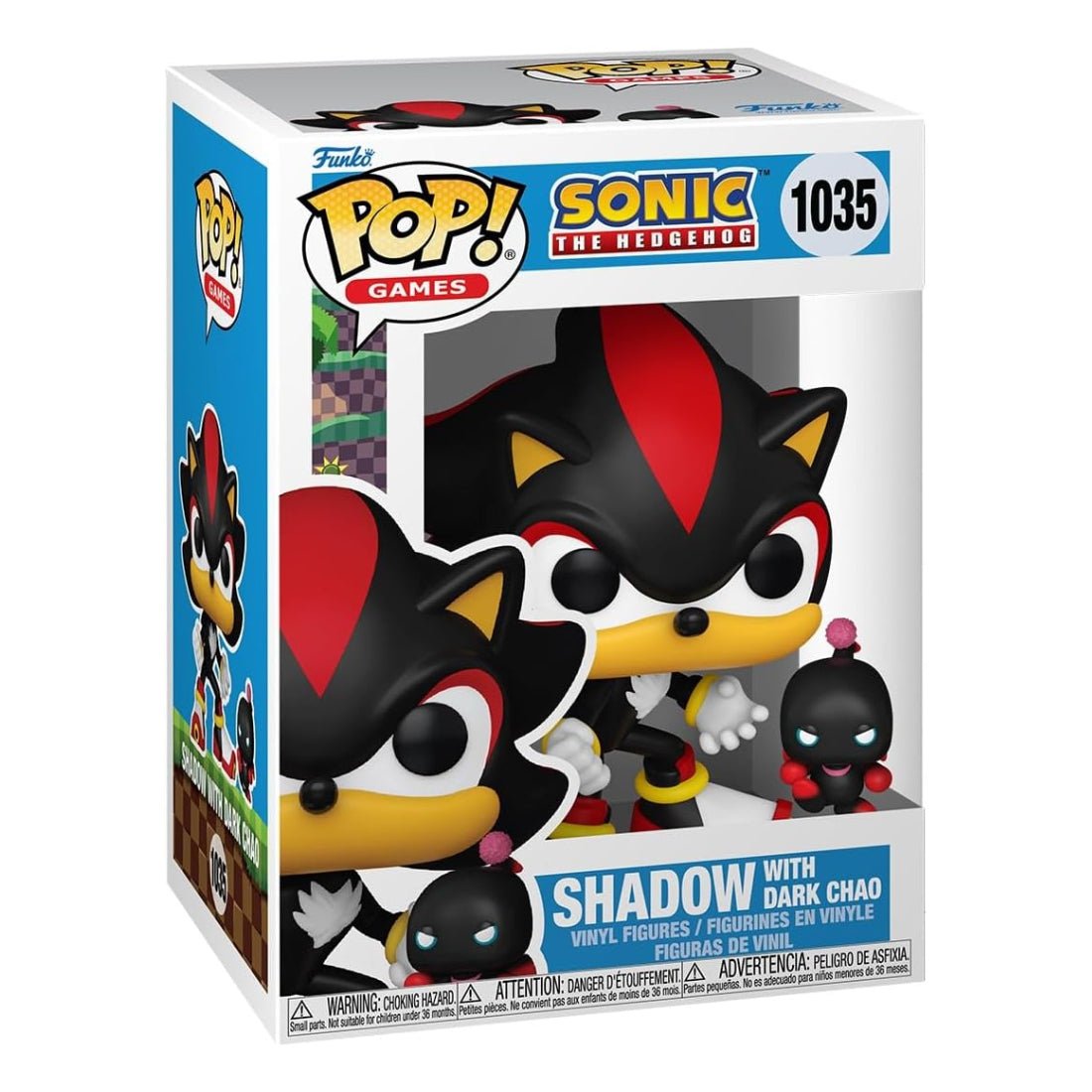 Funko Pop & Buddy! Games: Sonic - Shadow w/Dchaos #1035 - دمية Funko Pop & Buddy! Games: Sonic - Shadow w/Dchaos #1035 - دمية