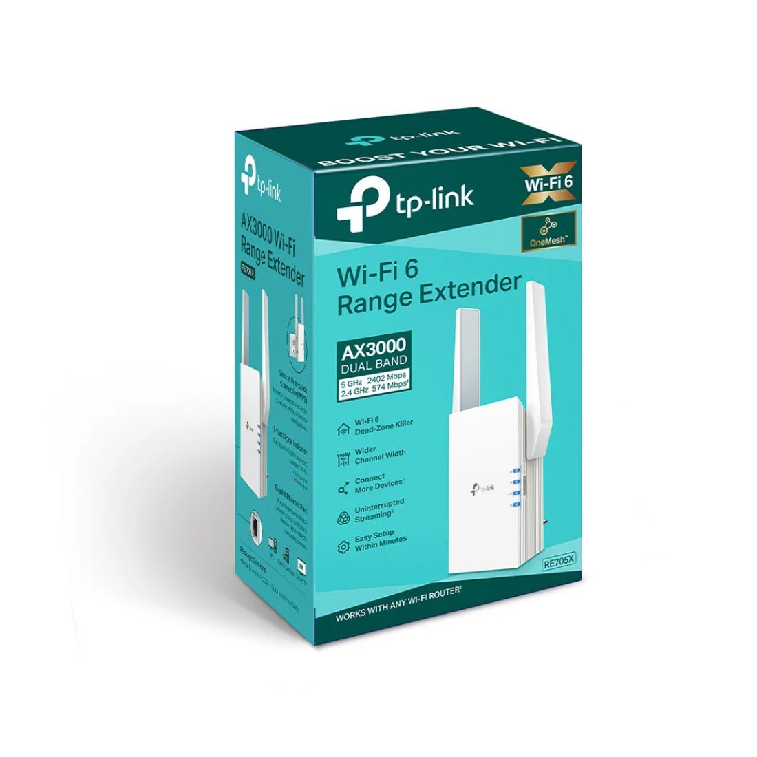 TP-Link RE705X Wi-Fi 6 Range Extender - راوتر TP-Link RE705X Wi-Fi 6 Range Extender - راوتر