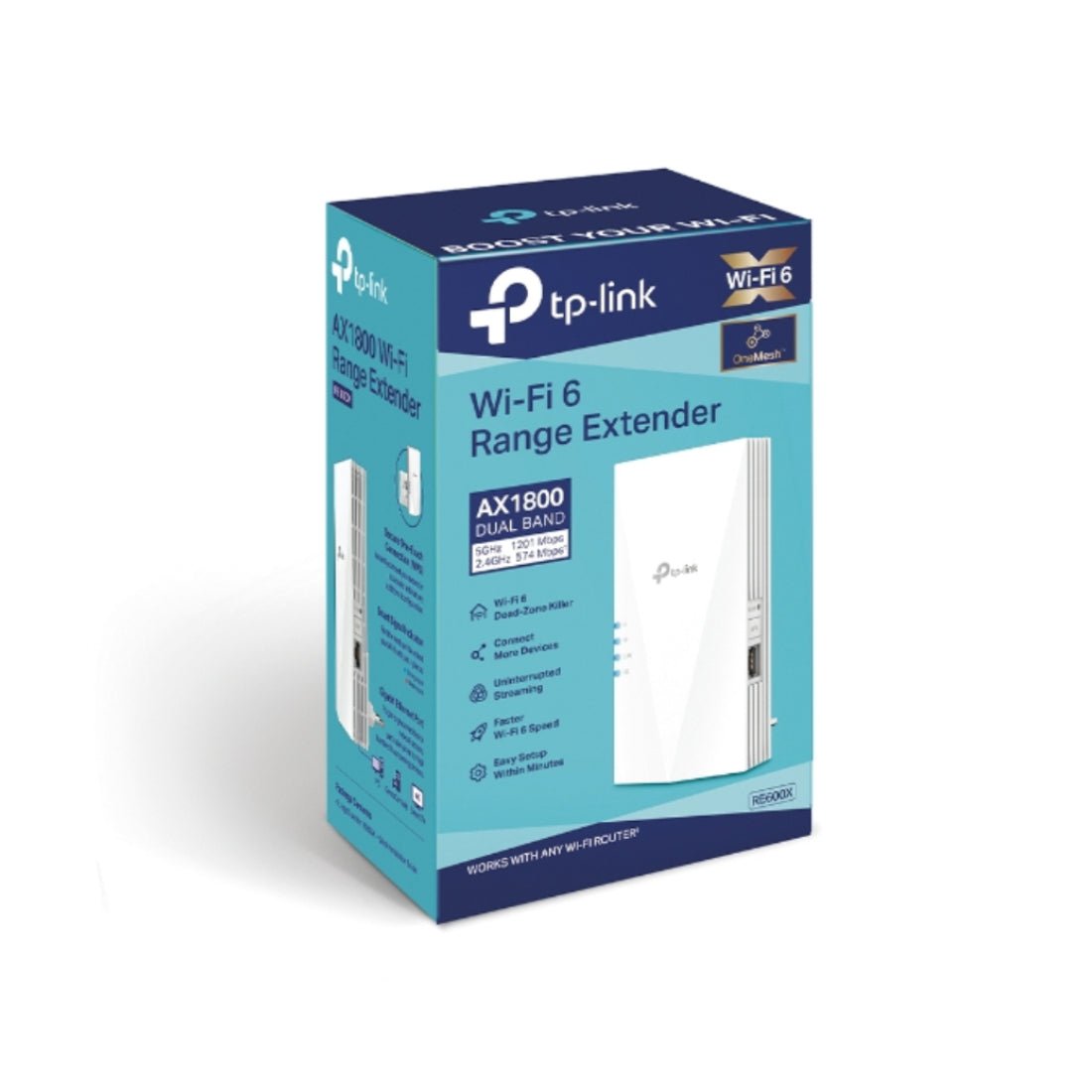 TP-Link RE600X Wi-Fi 6 Range Extender - راوتر TP-Link RE600X Wi-Fi 6 Range Extender - راوتر