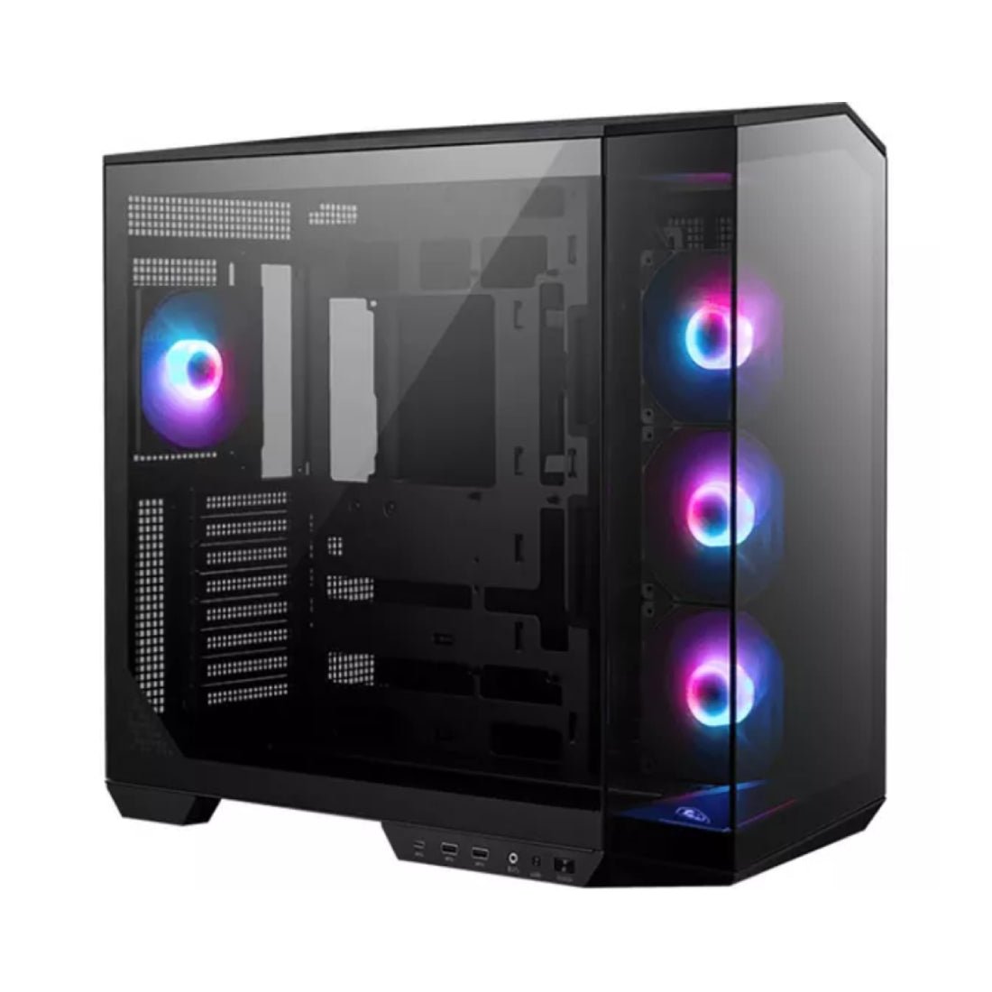 MSI MAG PANO 100R PZ Micro -ATX Glass Mid Mid Case - Black - صnadoق MSI MAG PANO 100R PZ Micro -ATX Glass Mid Mid Case - Black - صnadoق