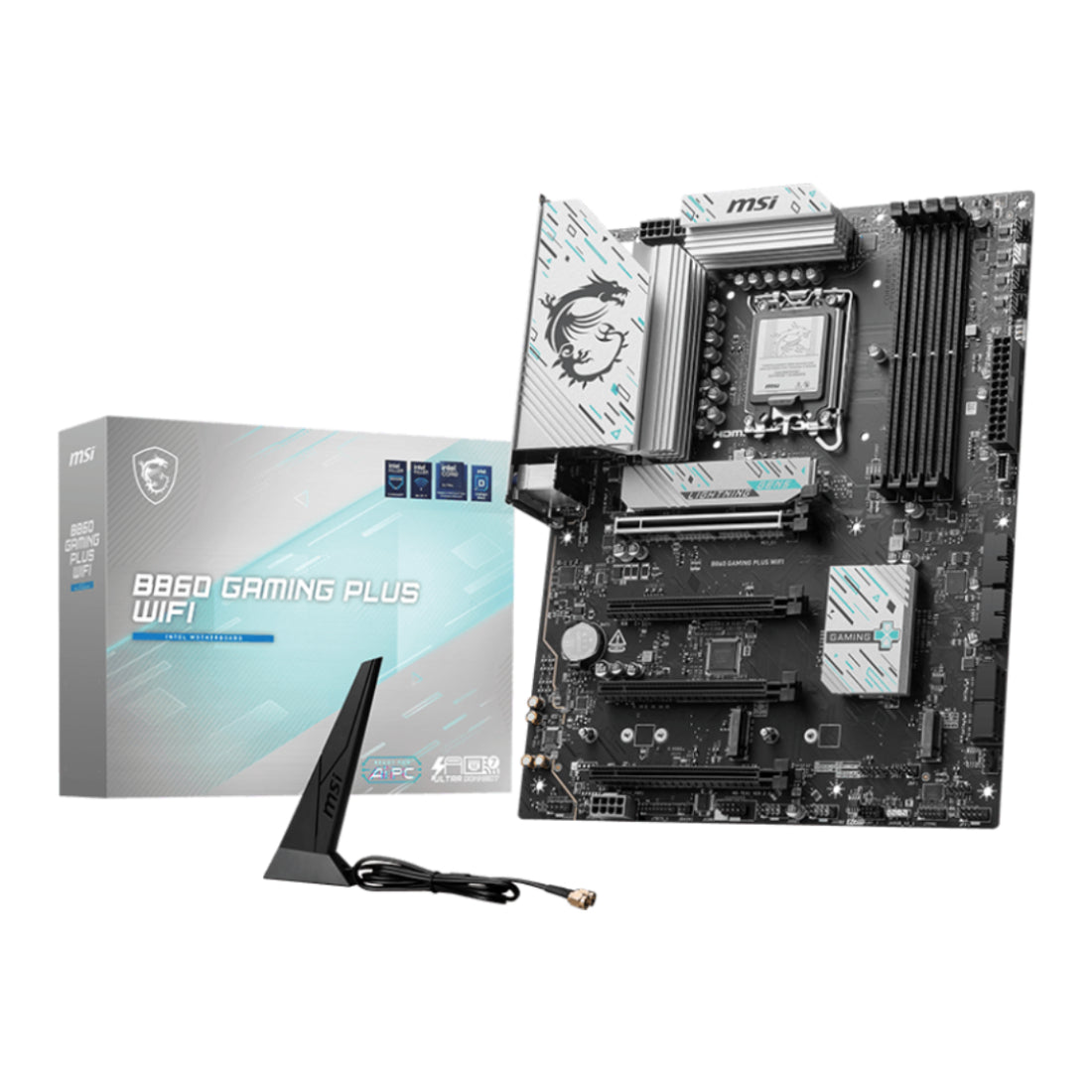 MSI B860 GAMING PLUS WIFI DDR5 LGA 1851 ATX Motherboard - اللوحة الأم - Store 974 | ستور ٩٧٤