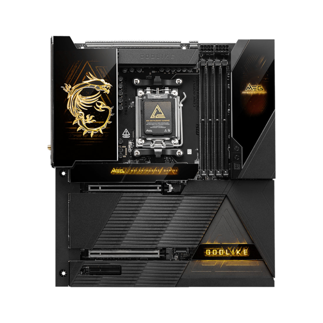 MSI MEG X870E GODLIKE DDR5 AMD RYZEN E -ATX Mother MSI MEG X870E GODLIKE DDR5 AMD RYZEN E -ATX Mother