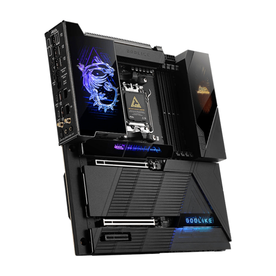 MSI MEG X870E GODLIKE DDR5 AMD RYZEN E -ATX Mother MSI MEG X870E GODLIKE DDR5 AMD RYZEN E -ATX Mother