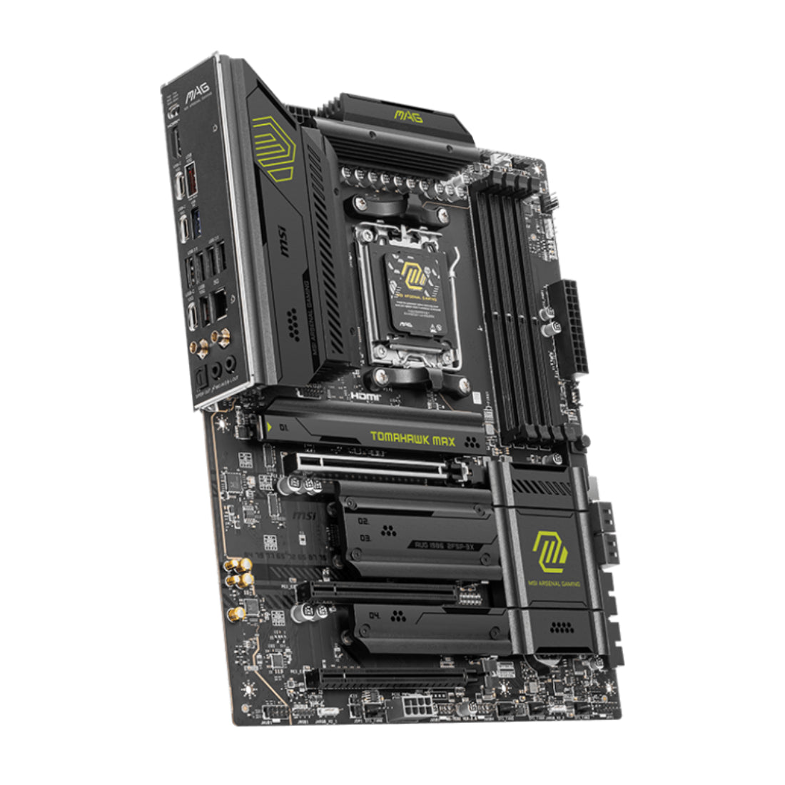 MSI MAG B850 TOMAHAWK MAX WIFI DDR5 AMD Ryzen ATX Motherboard - اللوحة الأم - Store 974 | ستور ٩٧٤