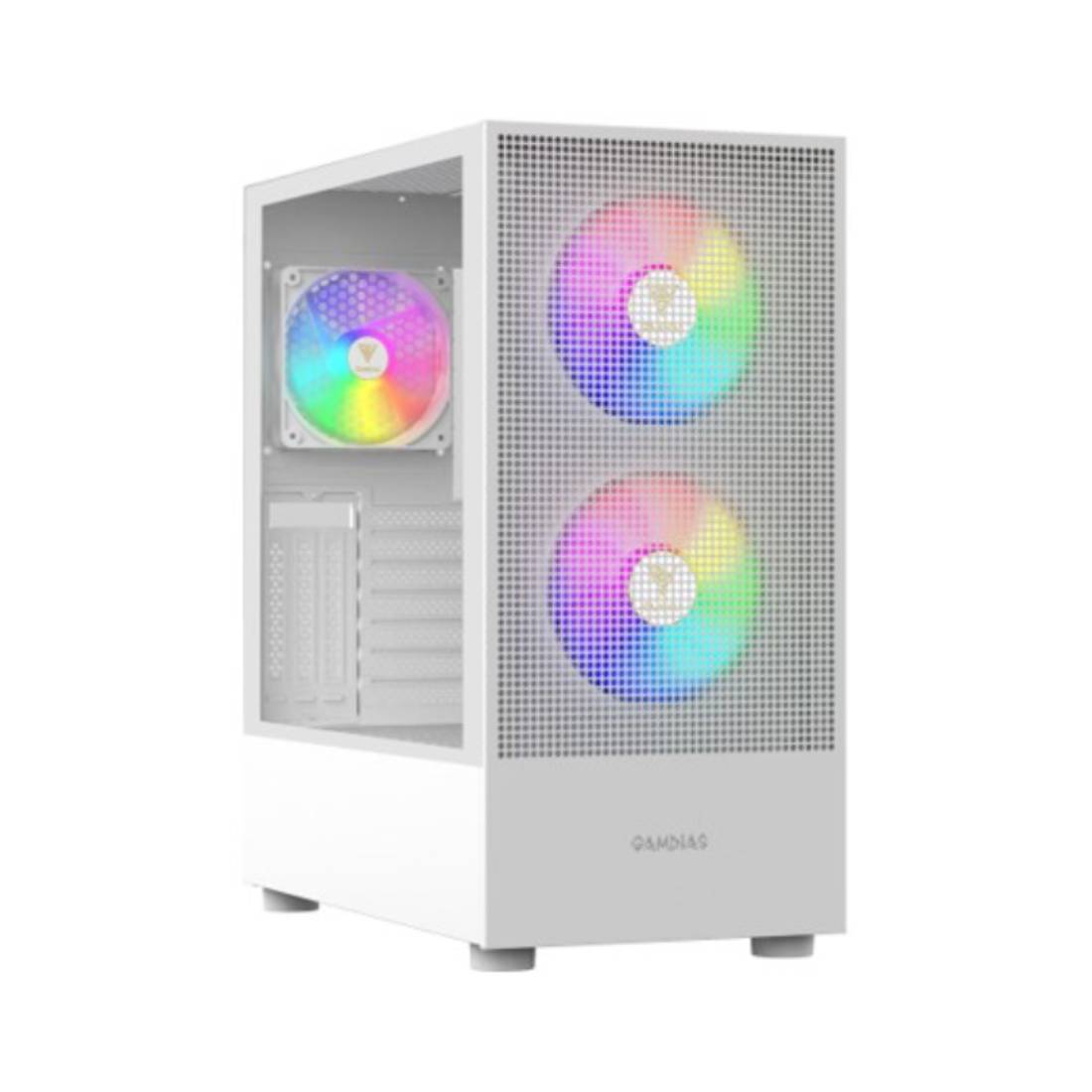 Gamdias Talos M3 Med Mid Tower E -ATX Case - White - صnadoق Gamdias Talos M3 Med Mid Tower E -ATX Case - White - صnadoق