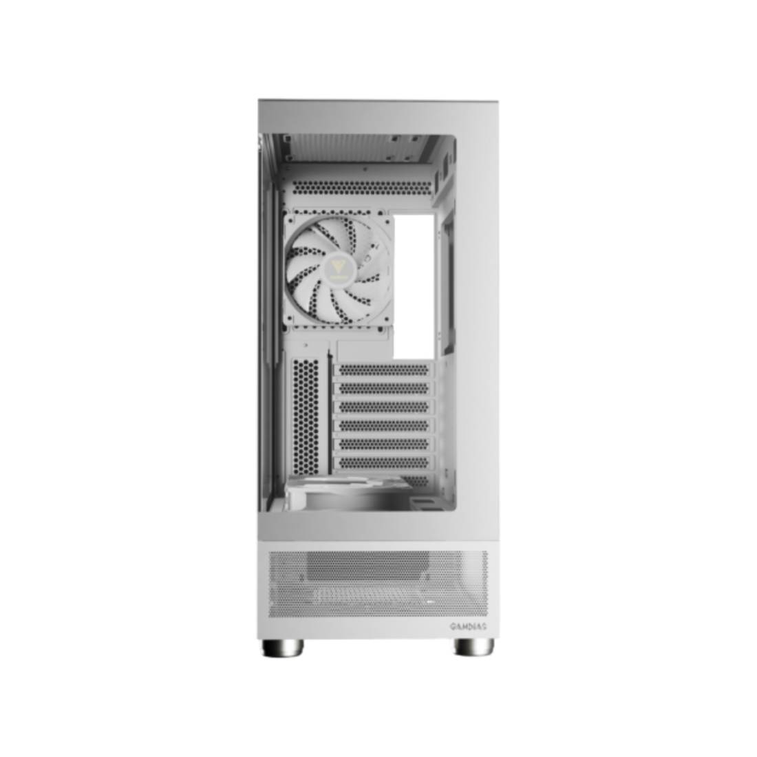 Gamdias Atlas E1 Seamless Aesthetics Mid-Tower Case - White - صندوق Gamdias Atlas E1 Seamless Aesthetics Mid-Tower Case - White - صندوق