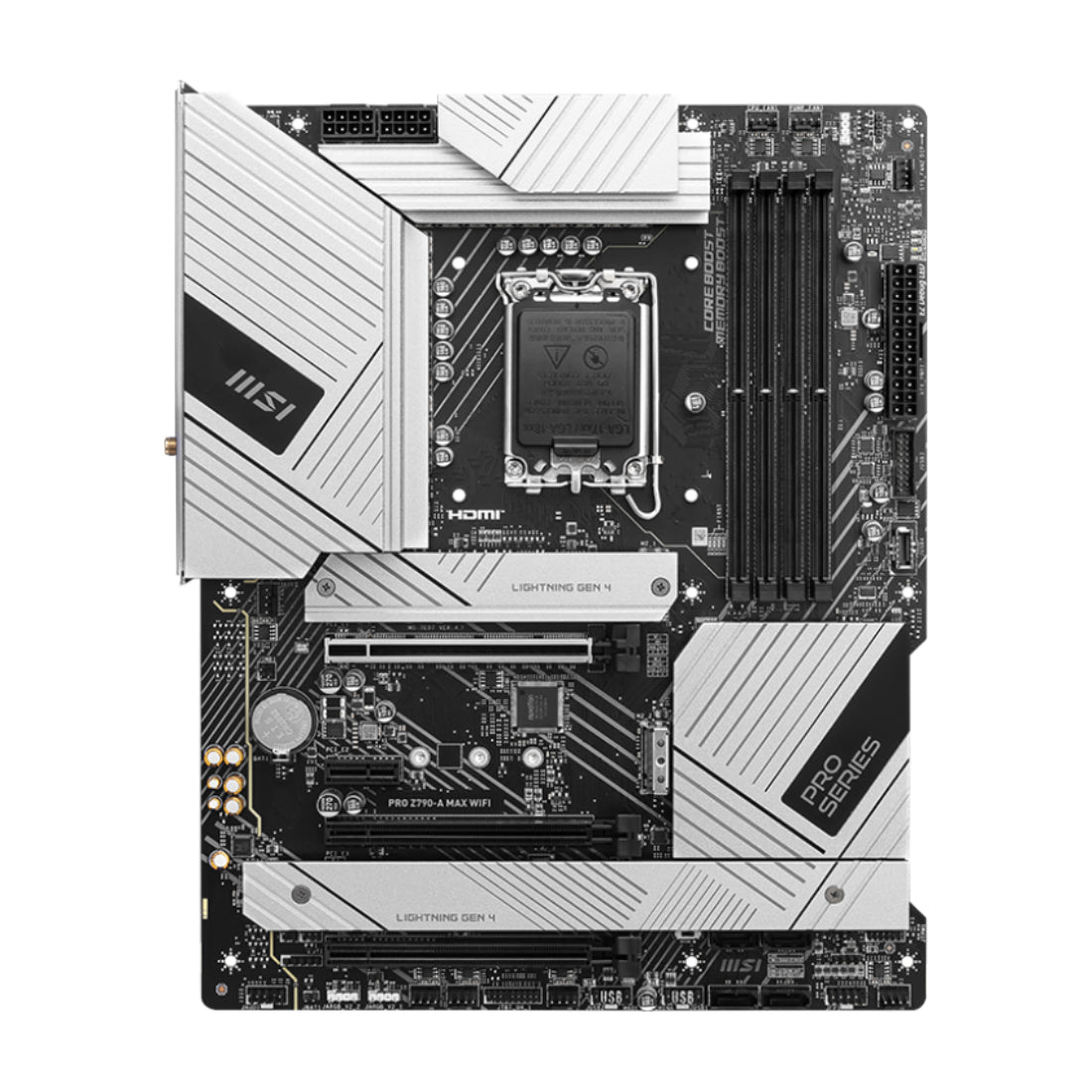 MSI Pro Z790-A Max WIFI DDR5 LGA1700 Intel ATX Gaming Motherboard - اللوحة الأم - Store 974 | ستور ٩٧٤