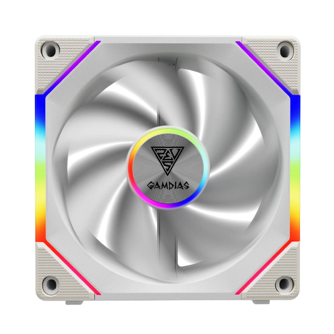 Gamdias AEOLUS P2-1201 PBT Fan Case -White- مروحة تبريد Gamdias AEOLUS P2-1201 PBT Fan Case -White- مروحة تبريد