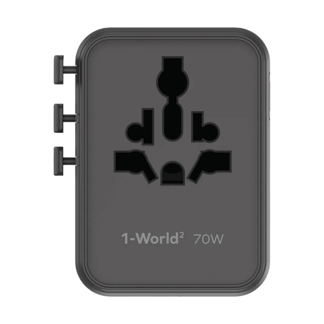 Momax 1 World 170W GAN 4 Port Travel Adapter - Rose Gold - Moحol Momax 1 World 170W GAN 4 Port Travel Adapter - Rose Gold - Moحol
