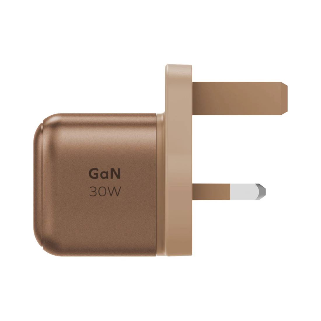 Momax 1 - Charge Gan 30W 2 - Port Charger - Desert Titanium - شاحن - Store 974 | ستور ٩٧٤