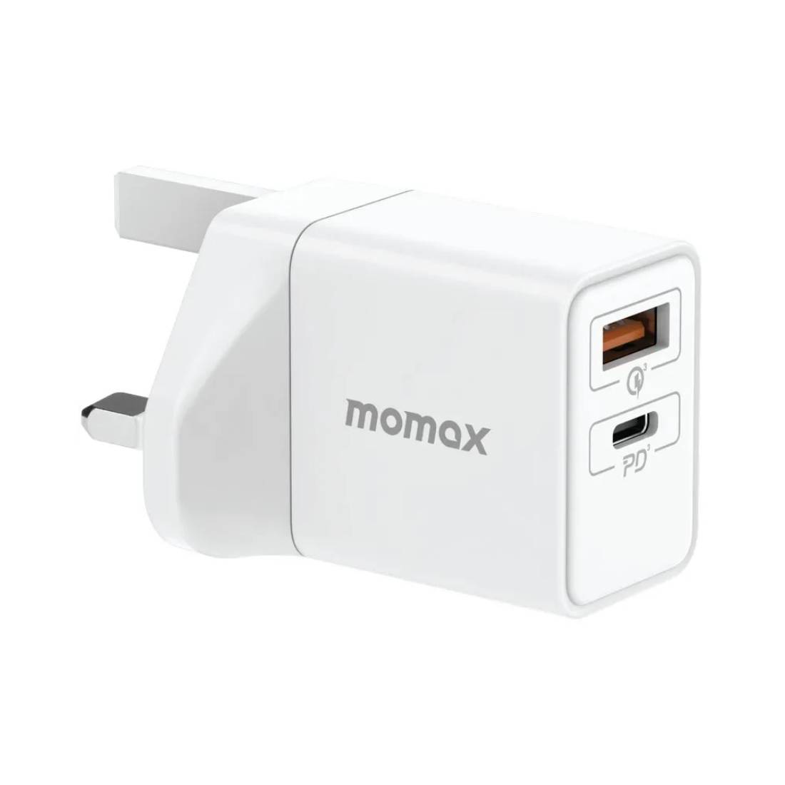 Momax OnePlug 2-Port 25W Wall Charger - شاحن Momax OnePlug 2-Port 25W Wall Charger - شاحن