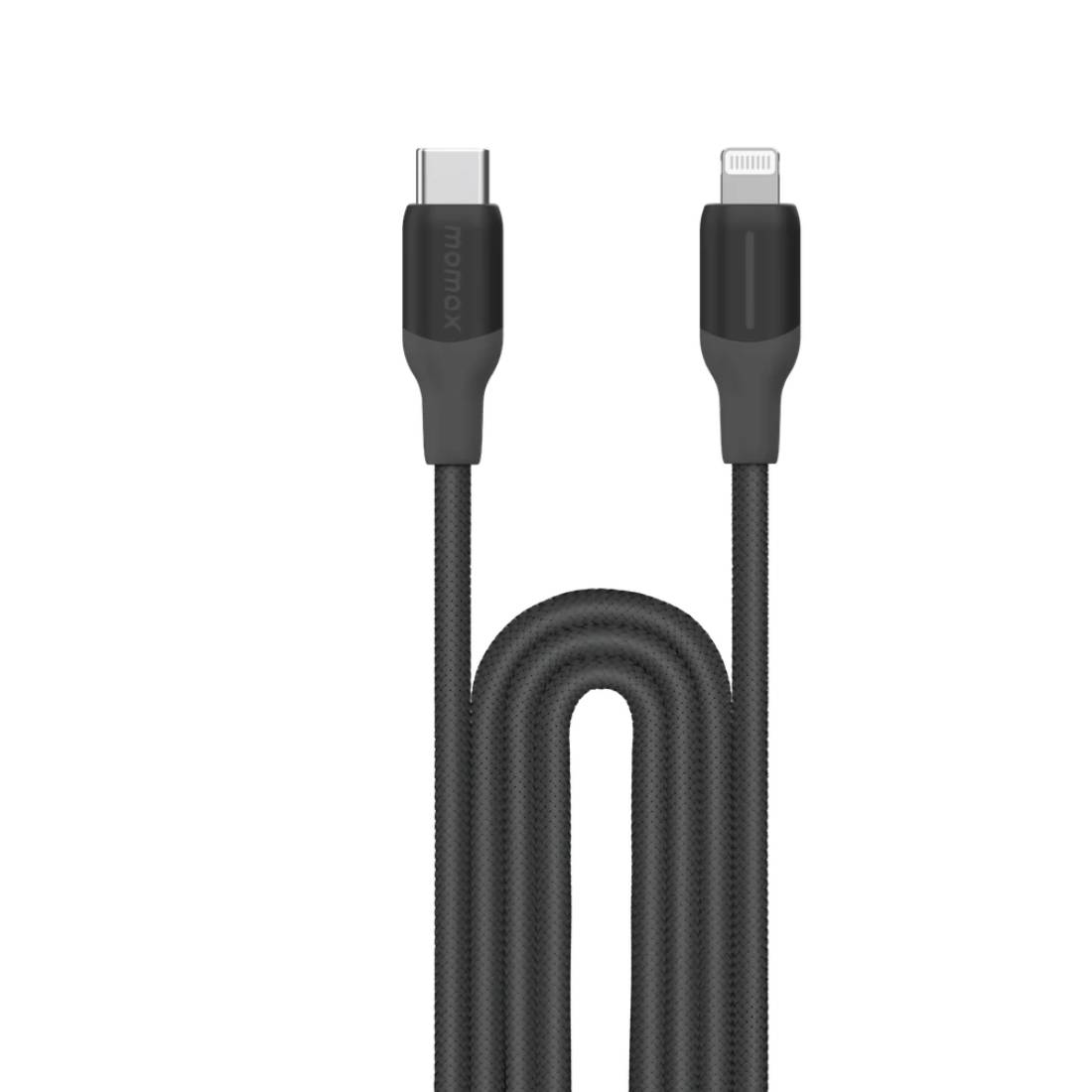 Momax 1 -Link Flow 35W USB -C إلى Cable Cable 1.2m - Black - كabl شحn Momax 1 -Link Flow 35W USB -C إلى Cable Cable 1.2m - Black - كabl شحn