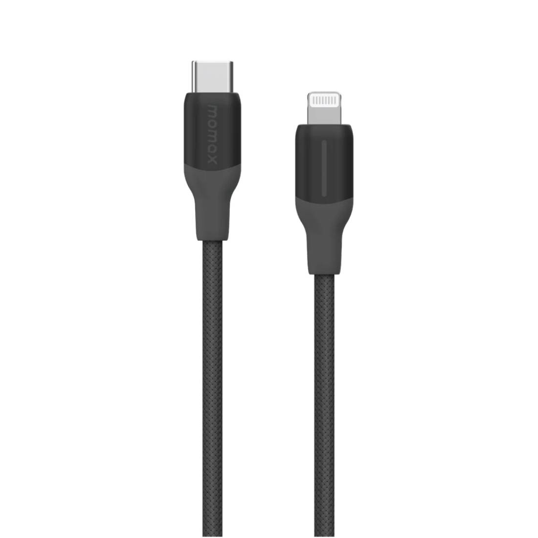 Momax 1 -Link Flow 35W USB -C إلى Cable Cable 1.2m - Black - كabl شحn Momax 1 -Link Flow 35W USB -C إلى Cable Cable 1.2m - Black - كabl شحn