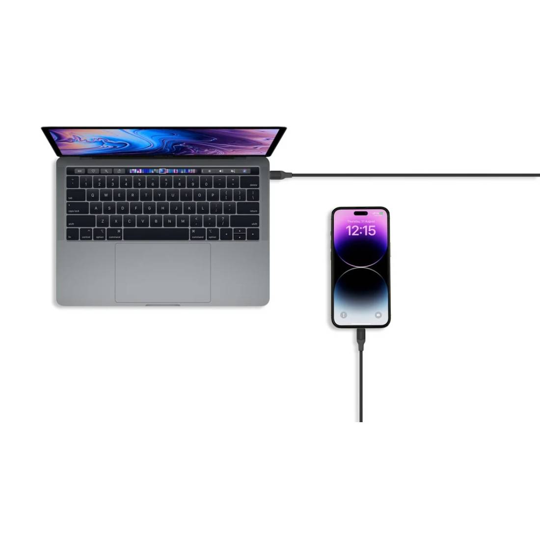 Momax 1 -Link Flow 35W USB -C إلى Cable Cable 1.2m - Black - كabl شحn Momax 1 -Link Flow 35W USB -C إلى Cable Cable 1.2m - Black - كabl شحn